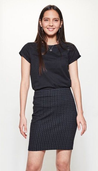 LUMEN organic Rock STEPP schwarz/grau