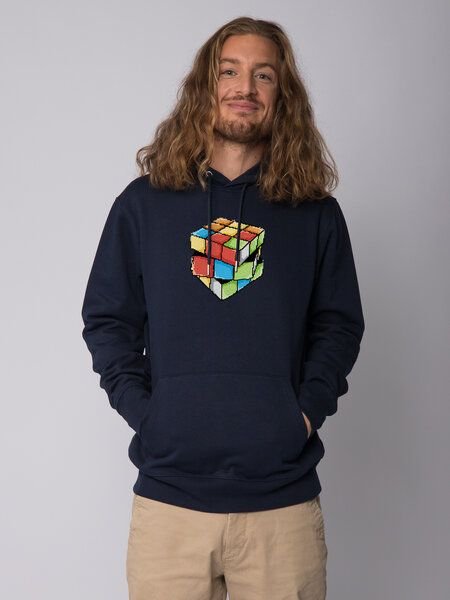 watapparel Hoodie Unisex Pixel Zauberwürfel