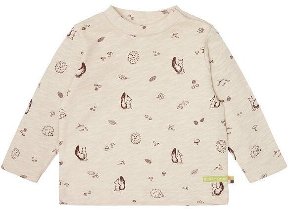 loud + proud Babys & Kinder Shirt Slub Jersey mit Druck, GOTS-zertifiziert