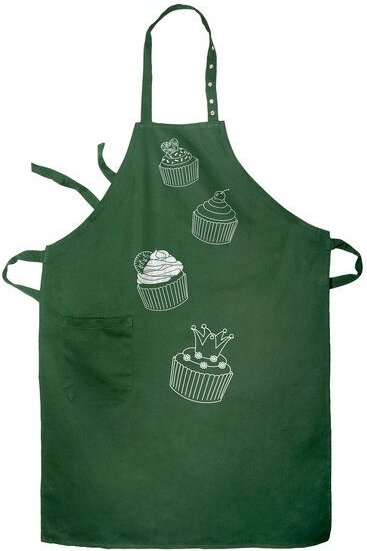 HANDGEDRUCKT "Cupcakes" Latzschürze