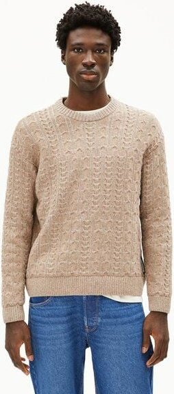 ARMEDANGELS Daako - silver melange tweed-true camel