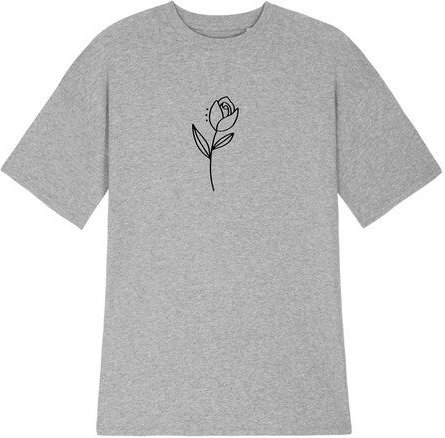 Human Family Bio Damen oversize T-Shirt-Kleid "Flower"