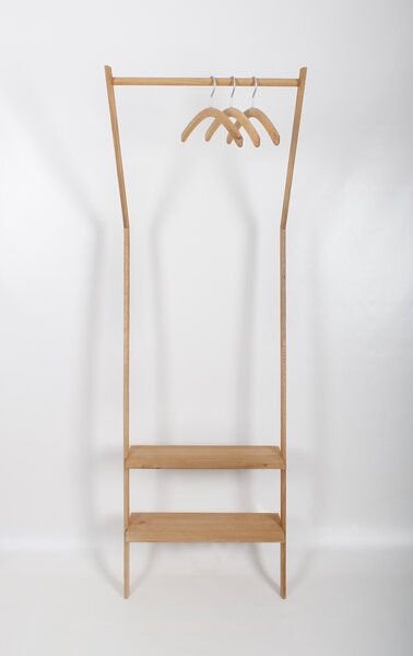 kleiderleiter_de Anlehngarderobe AGA aus Holz (Eiche) von Kleiderleiter.de