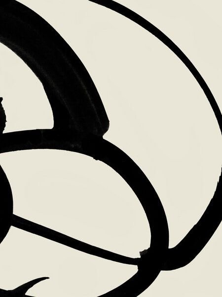 Photocircle Poster / Leinwandbild - Mono Abstract 2