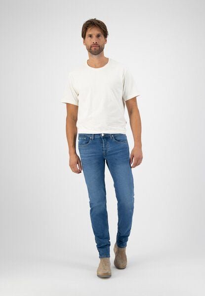 MUD Jeans Herren Jeans "Regular Dunn Stretch - Pure Blue"