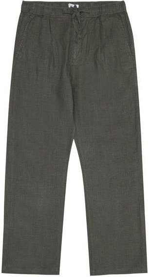 KnowledgeCotton Apparel Lange Hose FIG Loose aus Bio-Leinen