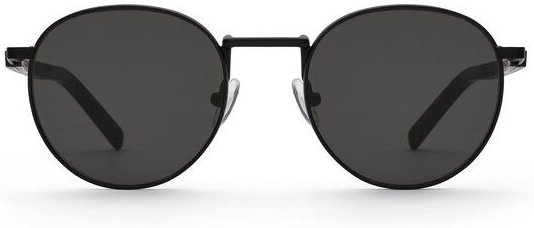 TAKE A SHOT Runde Sonnenbrille aus Holz und Metall für Damen und Herren