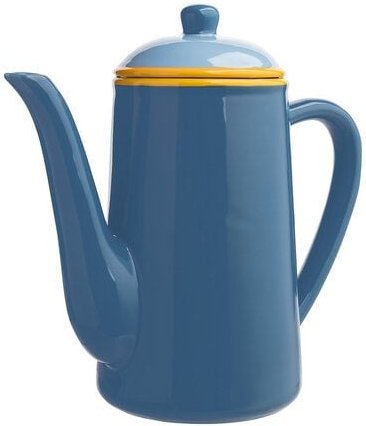 TRANQUILLO Teekanne BLUE CANDY aus Steinzeug (POR739)