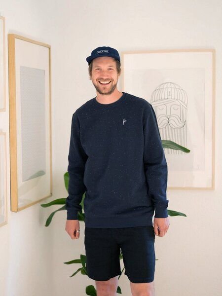 FUXBAU Männer Neps Pullover