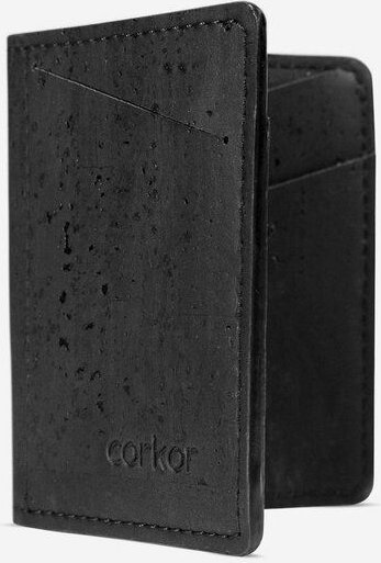 corkor Kork Karten-Portemonnaie mit Kleingeld-Fach