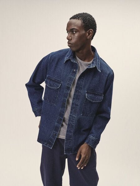 WOTE Denim Overshirt aus Bio-Baumwolle