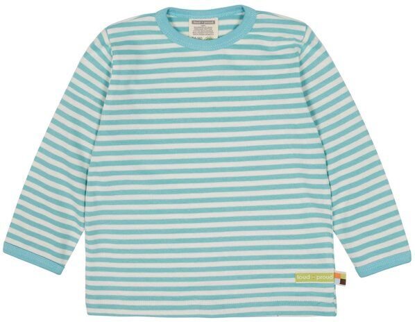 loud + proud Babys & Kinder Shirt Streifen, GOTS-zertifiziert