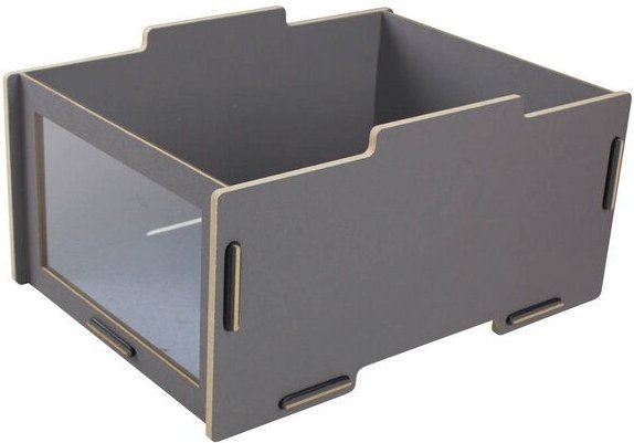 WERKHAUS Aufbewahrungsbox mit PET-Fenster | stapelbar