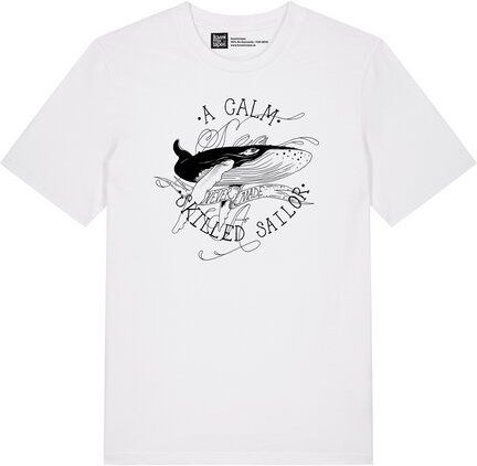 ilovemixtapes Unisex T-Shirt mit a calm sea.. Wal Motiv – Nachhaltig, Fair, Vegan, Bio-Baumwolle