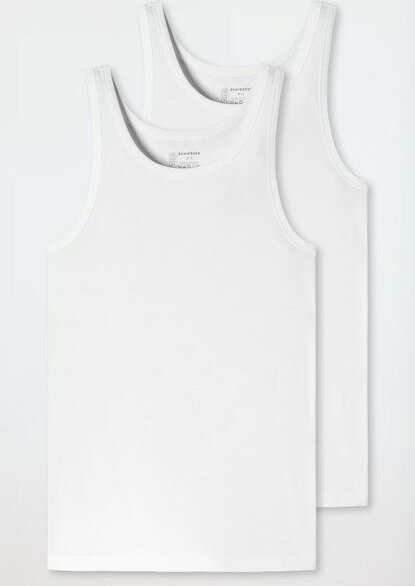 Schiesser 2er Pack Unterhemd Biobaumwolle 95/5