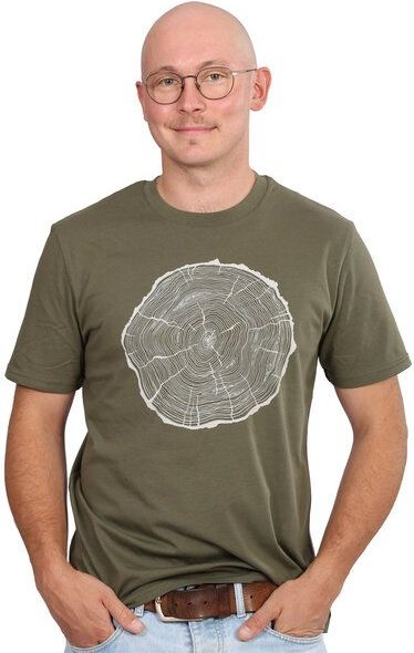 Life-Tree Organic Fairwear Shirt Men Khaki BigSlice