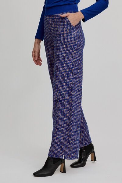 TRANQUILLO Gestrickte Hose im Retro-Look (W25G140)