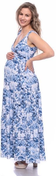 Milchshake KAYA Maxi Umstands- und Stillkleid aus TENCEL Jersey