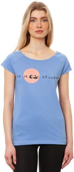 FellHerz Damen T-Shirt Sunrise cornflower bio & fair & vegan