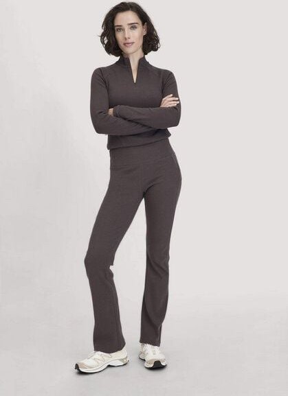 hessnatur Rib Leggings High Waist BETTER RECYCLING aus Bio-Baumwolle