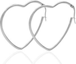 Herz Creolen von Elektropulli