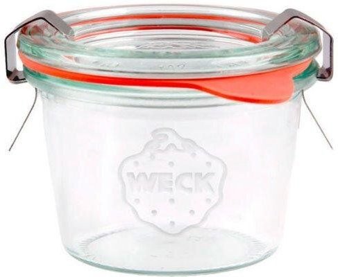 mikken WECK Sturzglas 80 - 850 ml mit Deckel, Gummiring und Klammern