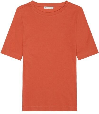 KnowledgeCotton Apparel T-Shirt - Rib t-shirt - aus Bio-Baumwolle