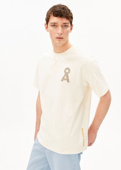 ARMEDANGELS MAARKOS DENIM BLEND Herren T-Shirt aus recyceltem Baumwoll Mix