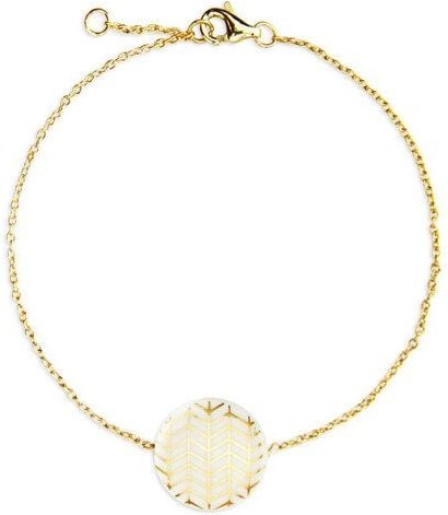 lille mus Porzellan-Armband FISCHGRÄT Porzellanschmuck