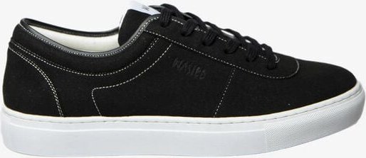 WASTED SHOES veganer Sneaker "Encinitas" schwarz mit weißer Sohle