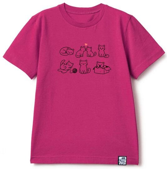 GARY MASH Kinder T-Shirt Kätzchen aus Bio-Baumwolle