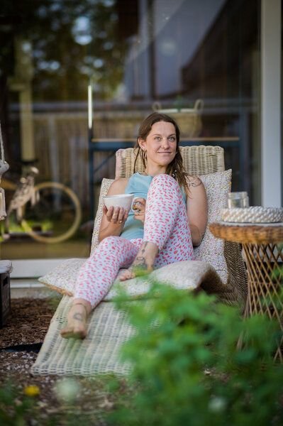 YogiLiebe Damen Tank Top „Flow“ aus Bio-Baumwolle – weich, sicher & zeitlos