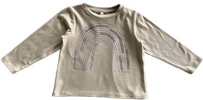 PETER JO Langarmshirt Misha mit Regenbogendruck