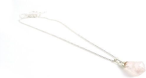 Rosenquarz Halskette von Crystal and Sage