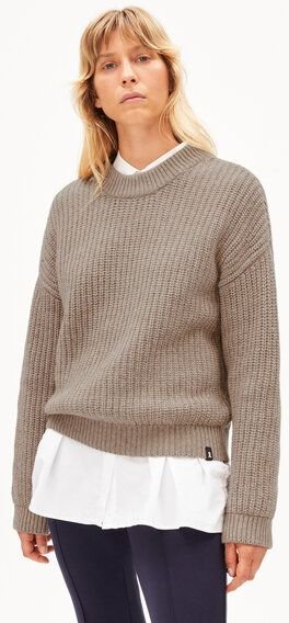 ARMEDANGELS MIYAAR SOLID - Damen Pullover Loose Fit aus Bio-Woll Mix