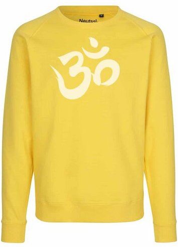 Peaces.bio - handbedruckte Biomode Bio Herren Sweatshirt Om