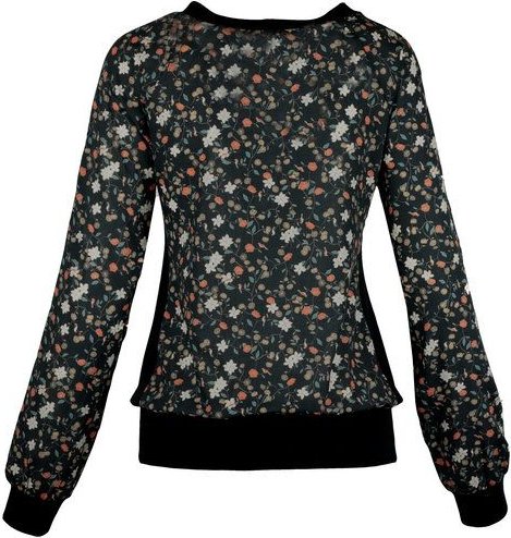 Bluse NACHTBLUME aus Bio Baumwolle von Lasalina