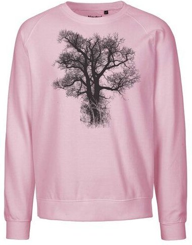 Peaces.bio - handbedruckte Biomode Bio Herren-Sweatshirt Chestnut