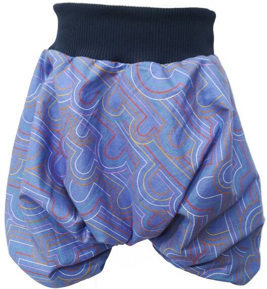 liebewicht kurze Pumphose Sommerhose gemustert aus Biobaumwolle