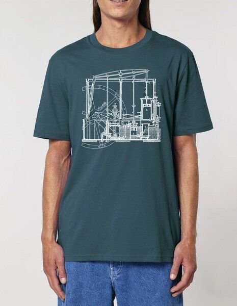 Unipolar Maschinenbau T-Shirt | Dampfmaschine