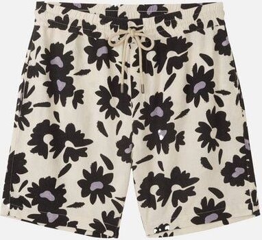 Herren Shorts aus Leinen und LENZING ECOVERO Viskose Mix - CURRY BLOOM - recolution