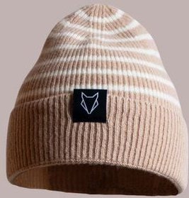 VEROIKON Merino-Beanies Ringelfuchs