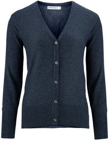 NATIVE SOULS Strick Short-Cardigan Damen - navy