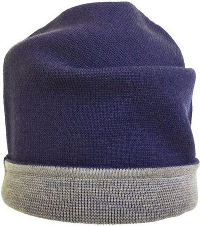 austriandesign.at BeanieMütze reversibel aus extrafeiner Merinowolle