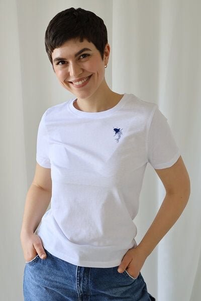 Kultgut Artdesign - Biofair- Flauschiges Femin Shirt / Little Shark