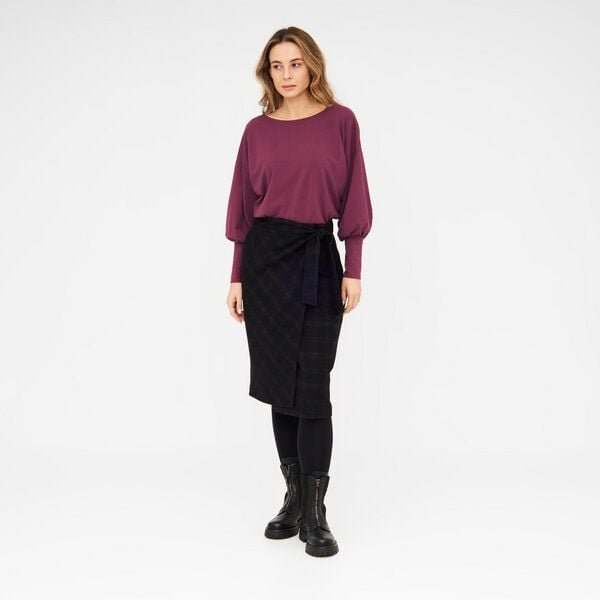 WiDDA berlin Longsleeve AVA Beere aus Bio-Baumwolle