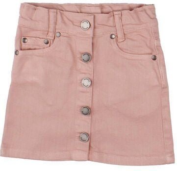 Kinder Rock aus Bio-Baumwolle in Rosa mit dunkelblauen Details – GOTS-zertifiziert, Walkiddy