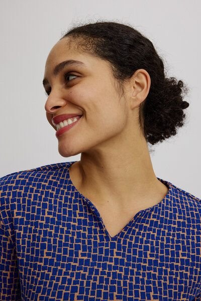 TRANQUILLO Gestricktes Shirt im Retro-Look (W25C140)