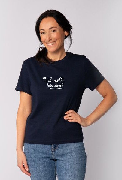 watapparel T-Shirt Frauen Ich zähl bis drei