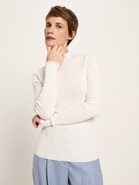 LANIUS Rippenpullover aus Bio-Baumwolle